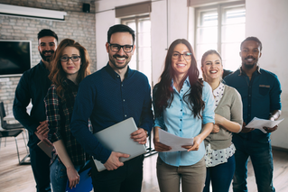 Group of nonprofit professionals
